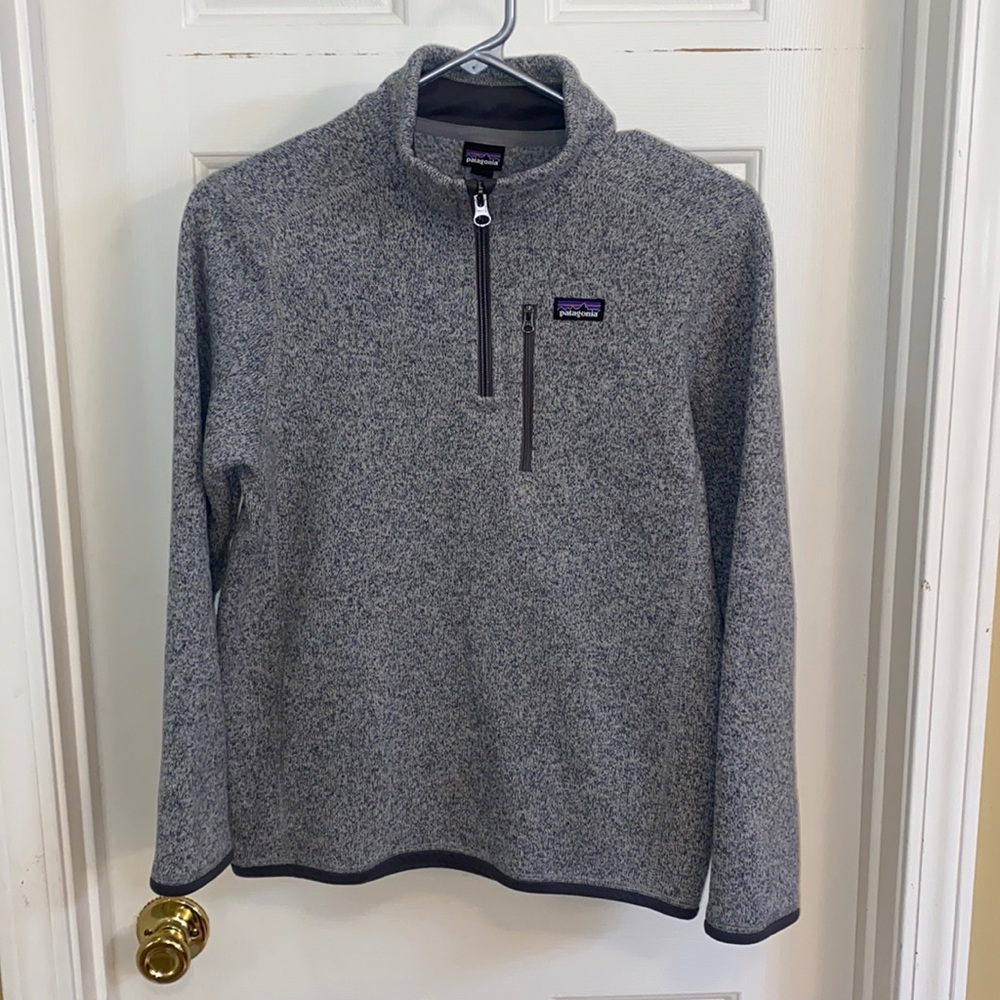 Patagonia Gray Kids quarter zip